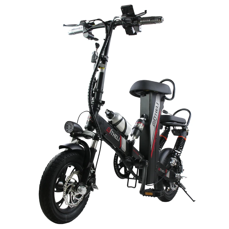 Perfect mini electric bike 12-inch power folding scooter adult small generation drive electric bicycle lithium battery electric bike 26