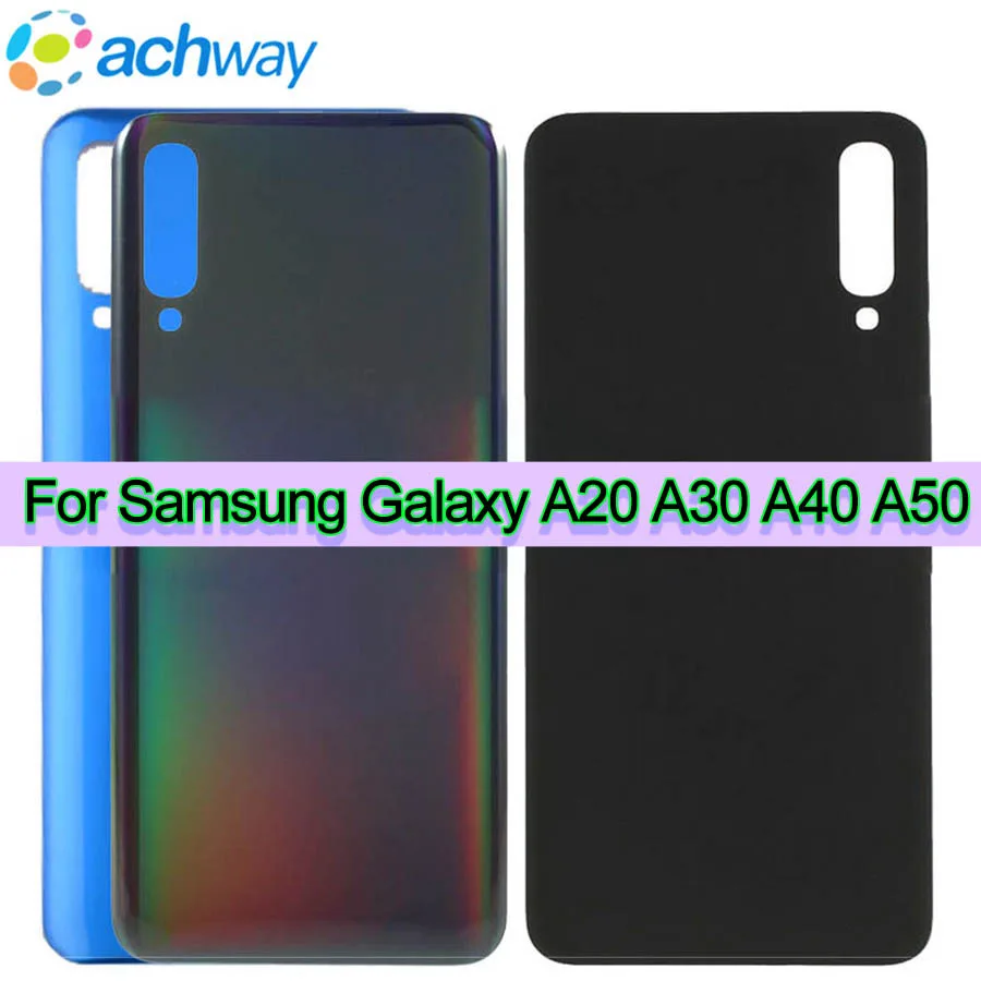 

New Housing For SAMSUNG Galaxy A30 A40 Back Battery Cover Door Rear Glass Housing A20 Case For SAMSUNG A50 A60 A70 Battery Cover