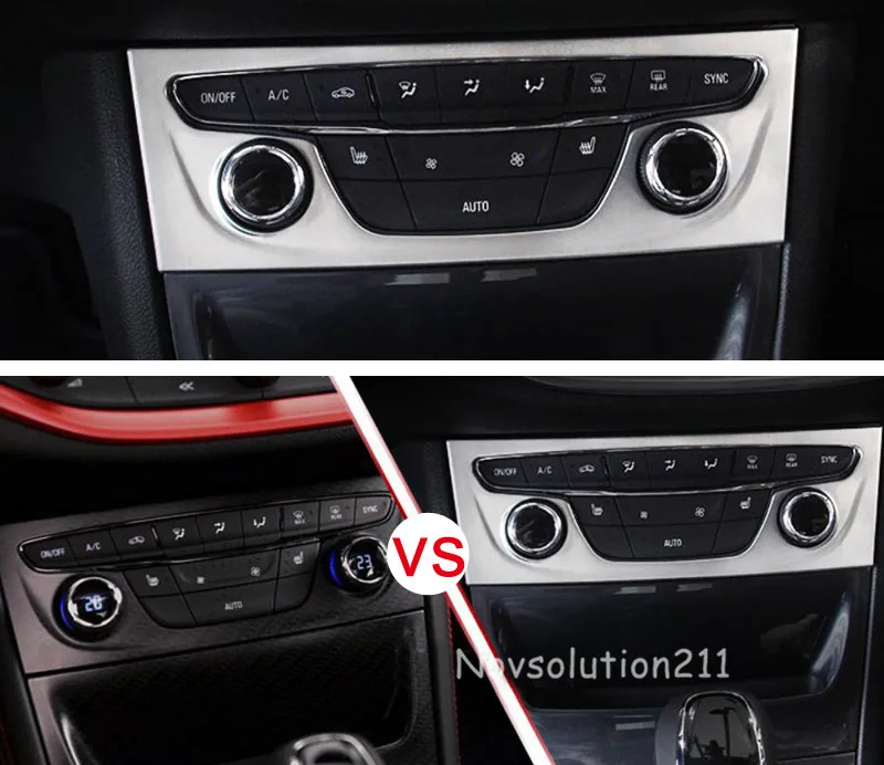 Car Interior Air Conditioning Adjustment Switch Button Cover Trim For Opel Astra K 16 17 Opel Astra Interior Trim Covertrim Interior Aliexpress