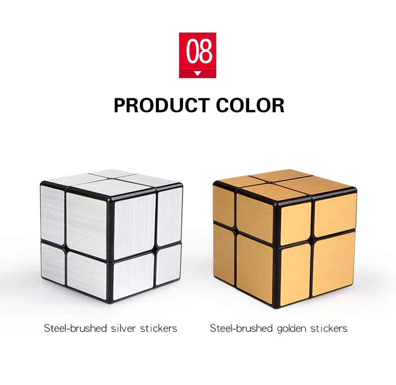 Новый Qiyi 5 см 2x2x2 зеркало Конструкторы Magiccube скорость головоломка Cubo magico 2x2 обучения Образование игрушечные лошадки для мальчиков