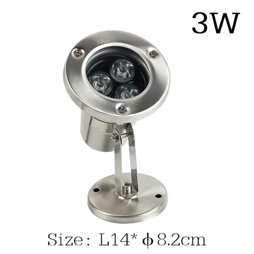 Led Underwater 3W 9W 15W 18W 24W Light Pond Submersible IP68 Night Lamp DC 12V 24V Outdoor Garden Swimming Pool Party Landscape transom lights for boats Underwater Lights