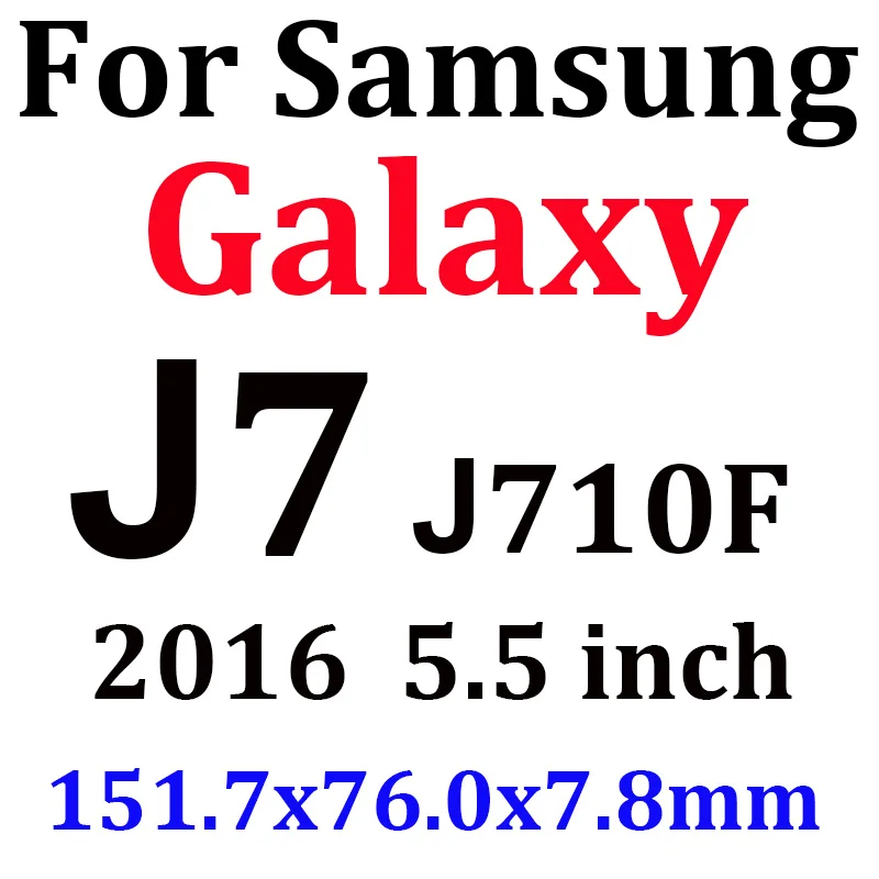 2.5D абсолютная новинка! Премиум закаленное Стекло для samsung Galaxy S6 J1 J2 J3 J5 J7 A3 A5 A7 Экран защитная пленка - Цвет: For J7 2016 J710F