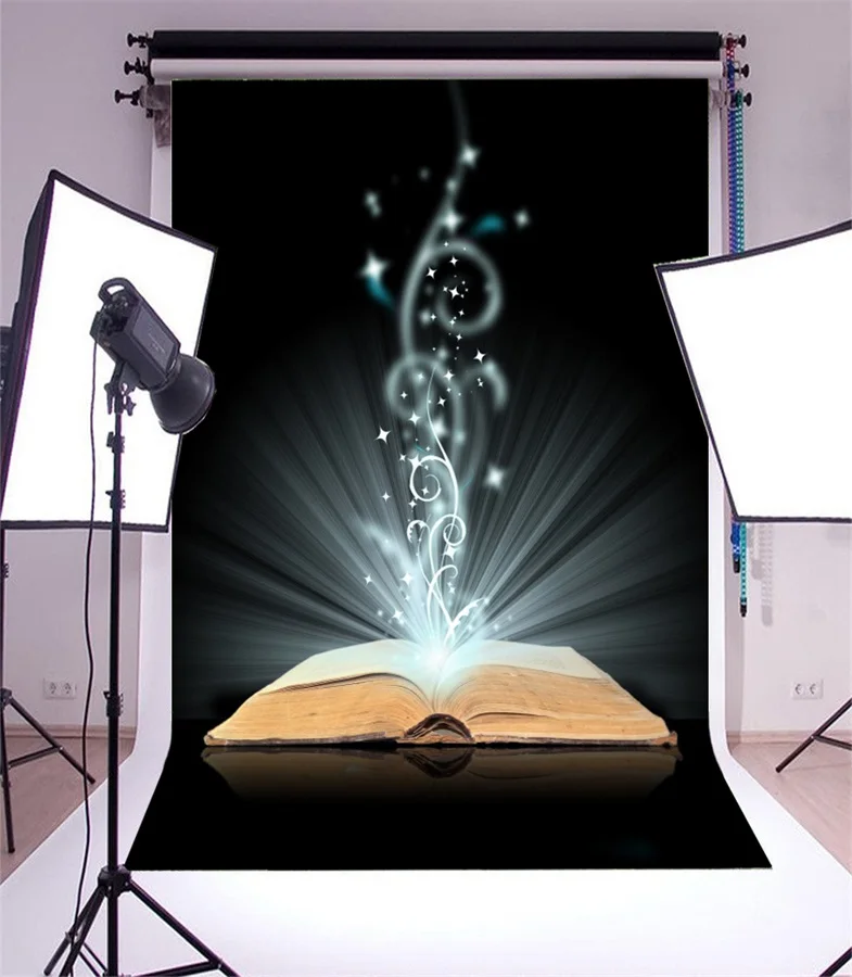 Laeacco Fairytale Magic Book Miracle Scenic Photography Backdrops Vinyl Photo Backdrop Custom Background Props For Photo Studio