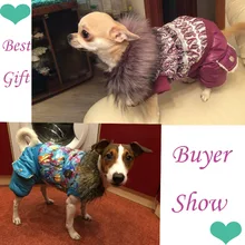 High Quality Autumn Winter Pet Dog Clothes Clothing Jacket Coat Purple Red for Small Pet Dog Warm Jumpsuit r Chihuahua Costume