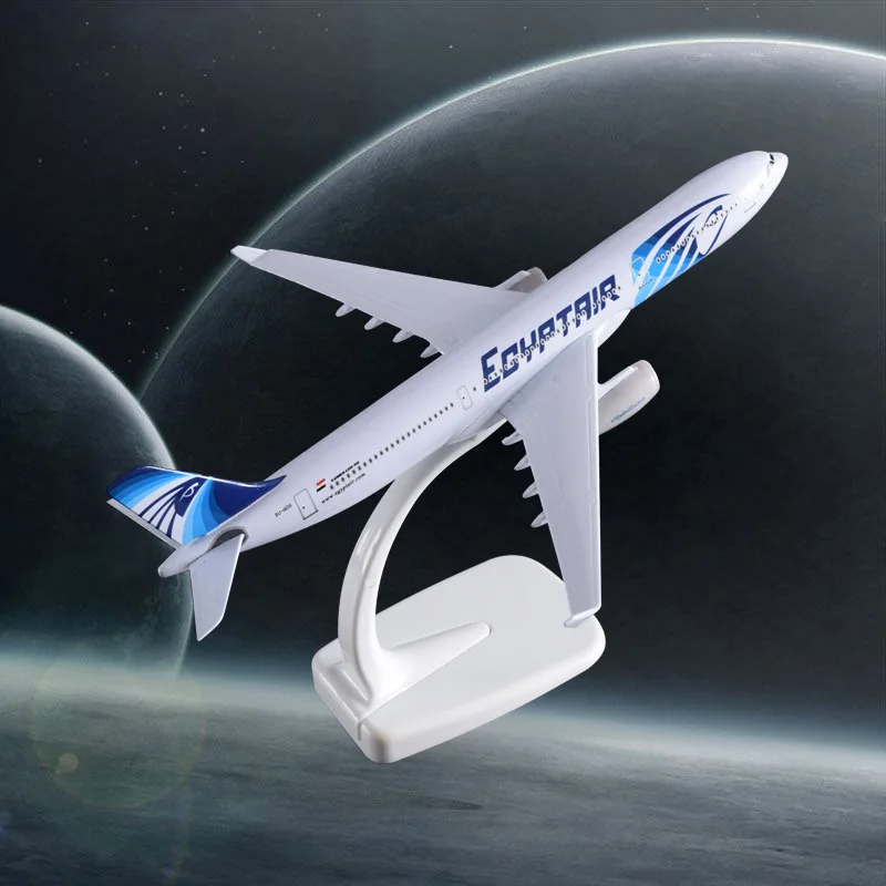 20 см A330 Egyptiar модель самолета из сплава Египет 330 дыхательные пути Аэробус