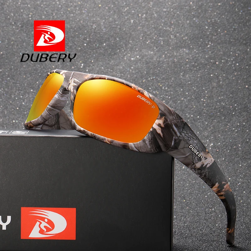 

DUBERY Rectangle Mirror Polarized Sun Glasses For Mens Sunglasses Brand Designer Luxury Vintage Summer Male Driver Shades Oculos