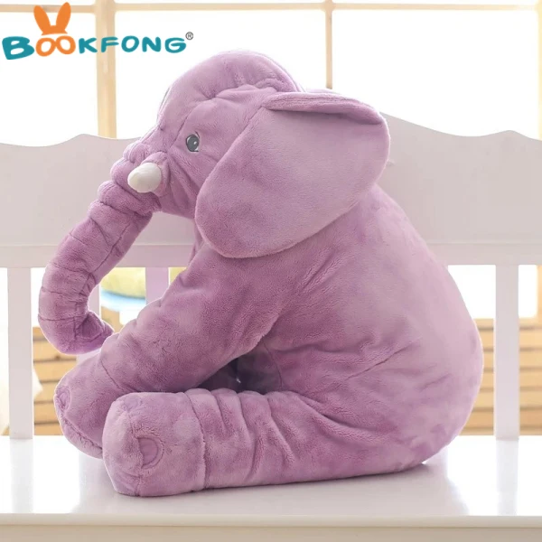 Супер мягкий ребенок младенец успокоить слон Playmate успокоительная кукла детские игрушки слон Подушка Плюшевые игрушки чучело кукла 20-60 см