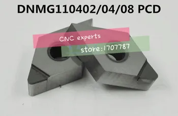 

Free shipping 2PCS DNMG110402/DNMG110404/DNMG110408 PCD Inserts , CNC PCD Diamond insert For Lathe Tools Inserts For MDJCR