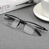 Browline Half Rim Titanium Metal Glasses Frame for Men Eyeglasses Fashion Cool Optical Eyewear Man Spectacles Prescription Frame ► Photo 3/5