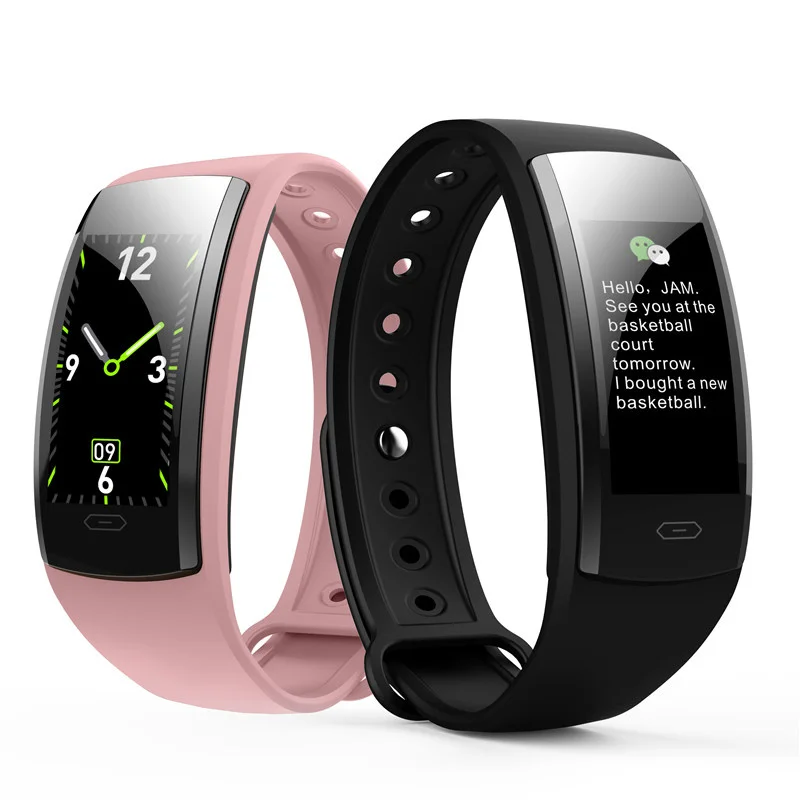 

QS90 plus smart bracelet diversified dial brightness adjustment Fitness Tracker heart rate sleep monitor call rejection band
