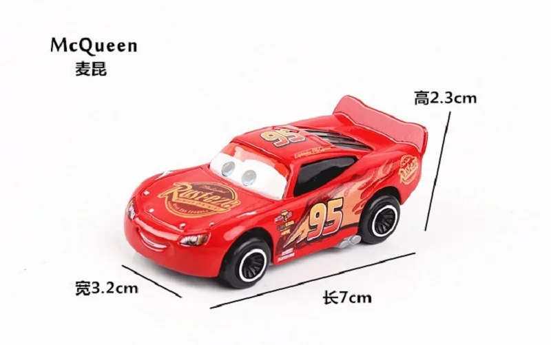 7 шт. disney Pixar Cars 3 Lightning McQueen Jackson Storm Mack Uncle Truck 1:55 литье под давлением ABS модель подарок на день рождения игрушка для детей