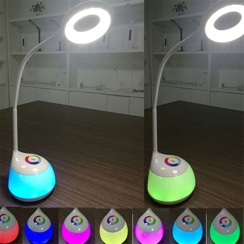 

Adjustable USB Rechargeable Touch Switch LED Reading Light Desk Table Lamp Children Reading Night Light Home Study 2017 Hot Sale