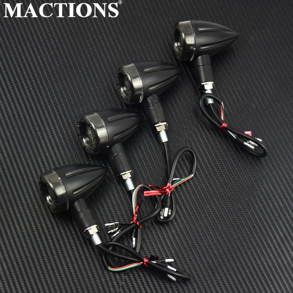 Motorcycle Universal LED Turn Signal Light Indicators Light Brake Rear