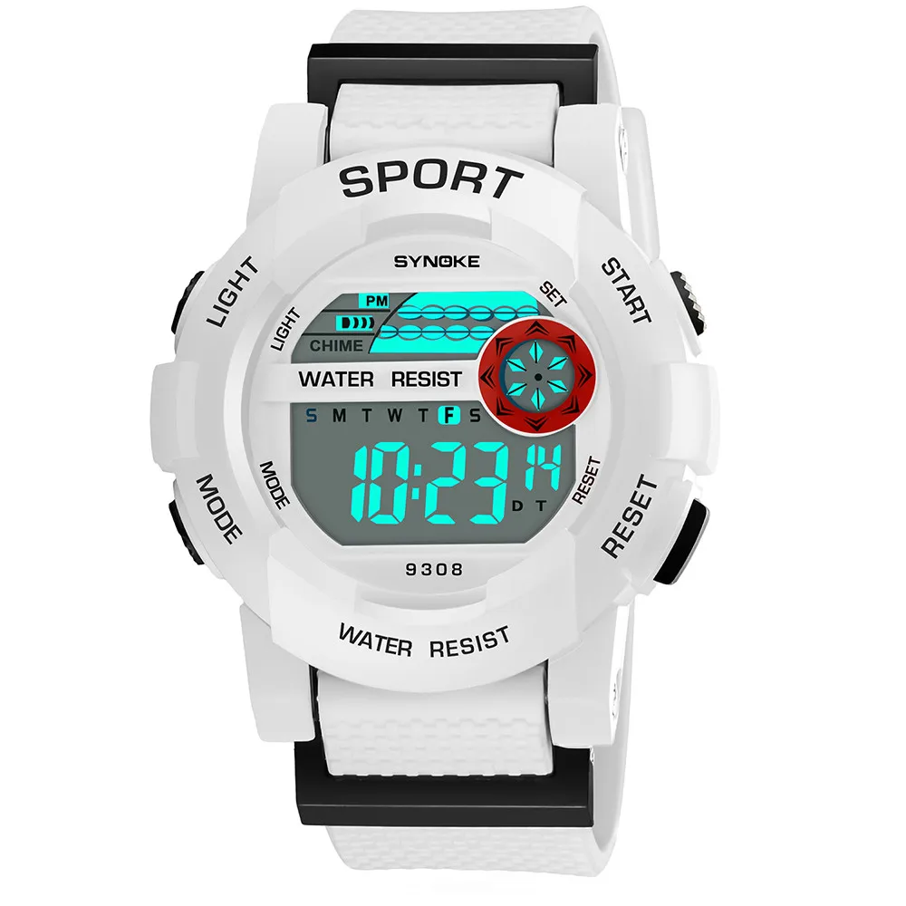 Роскошные знаменитые уличные компасы спортивные электронные светодиодный для мальчиков студенческие водонепроницаемые спортивные часы