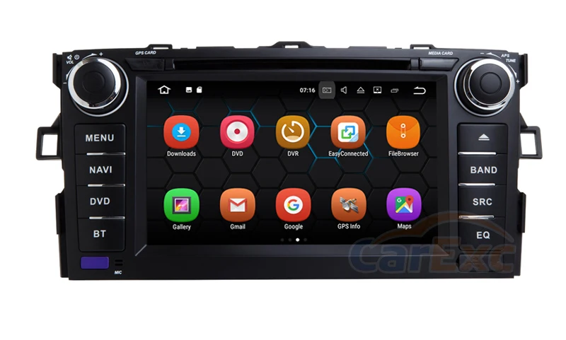 2G ram Android 9,0 OS In-Car мультимедийная система для автомобиль Toyota Corolla dvd-плеер с gps-навигационным головным блоком