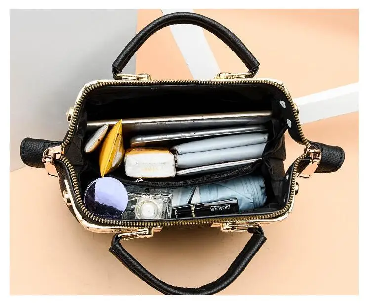 Модные новые стильные женские сумки, сумка-мессенджер из искусственной кожи, сумка-тоут на одно плечо L9-97