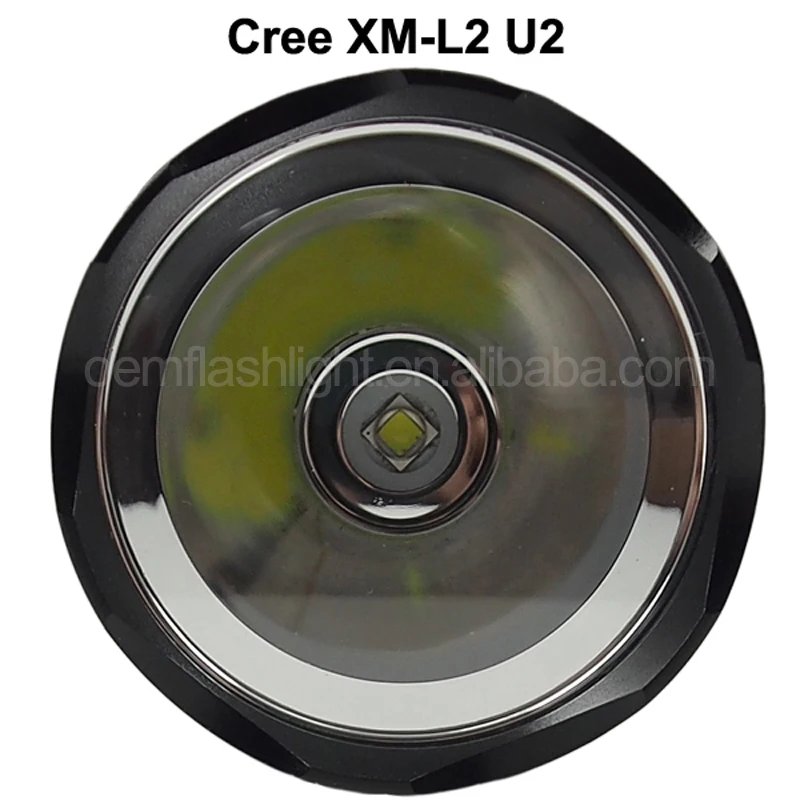 TrustFire T1 Cree XM-L2 U2 1600 люмен 5-режим светодиодный фонарик-черный(2x18650