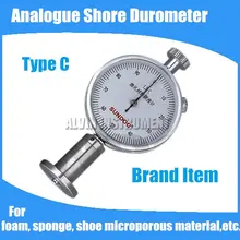 Аналоговый Shore твердости метр Резина берег Durometer Тип C для пены губка для обуви микропористого материала и т. д