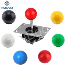 Красный/черный/синий/зеленый/желтый/белый красочный аркадный джойстик DIY шар джойстика 8 способ джойстика боевые палки запчасти