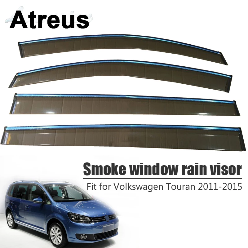 Козырек от солнца и дождя Atreus для Volkswagen VW Touran 2011 2012 2013 2014 2015 4 шт. | Автомобили