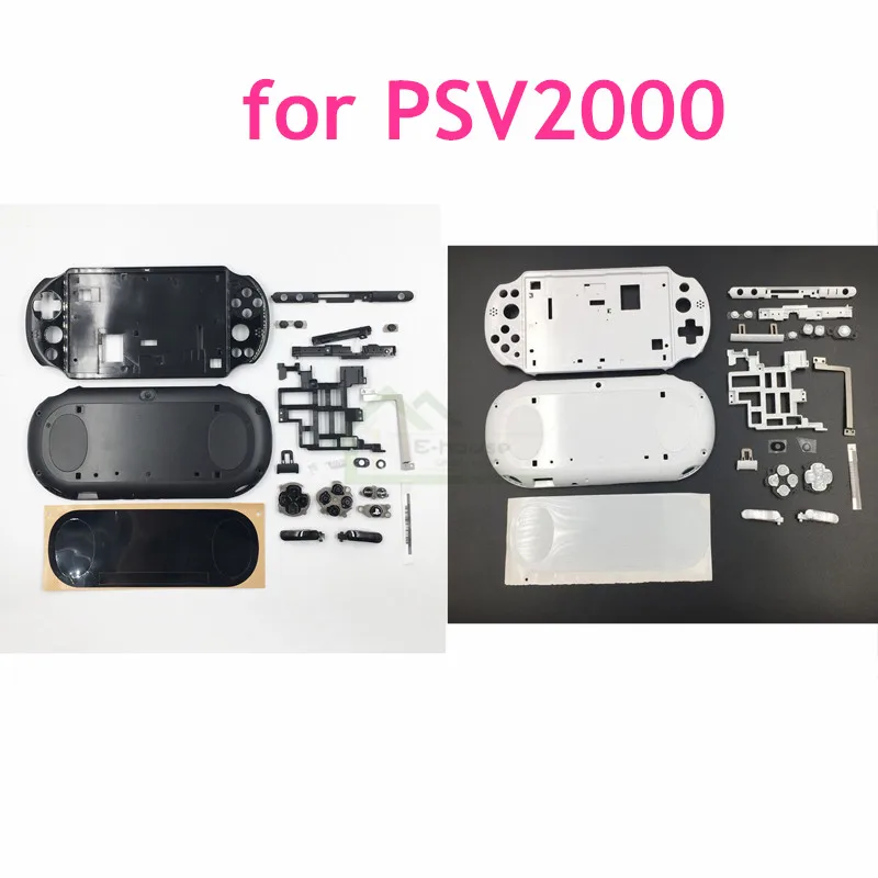 

3 set for PSV2000 PSV 2000 Console Housing Shell Faceplate Case Cover with Buttons Kit replacement for PSVITA 2000 Slim