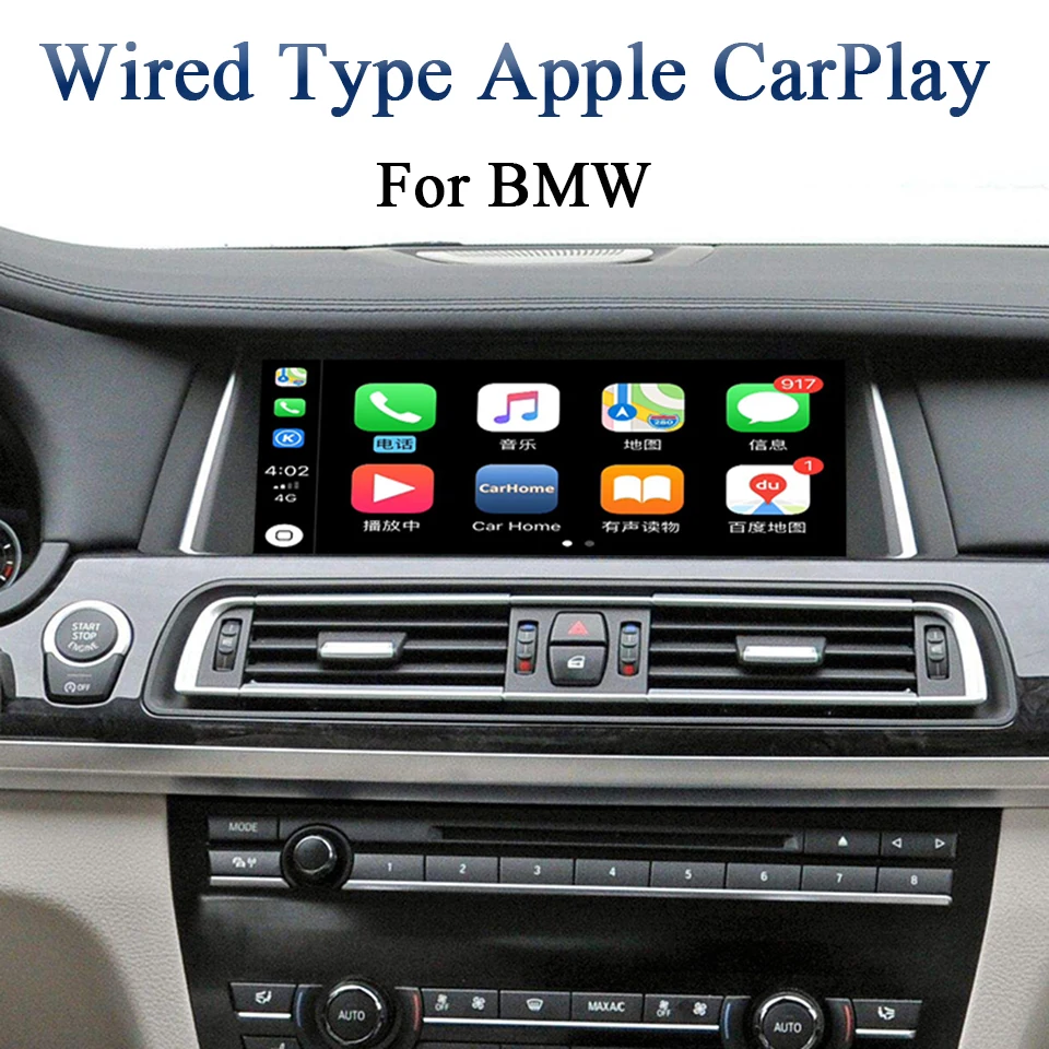 Discount Share Apps Here Waze Google Maps from Smartphone CarPlay for BMW F16 Original Car Monitor with NBT System 0
