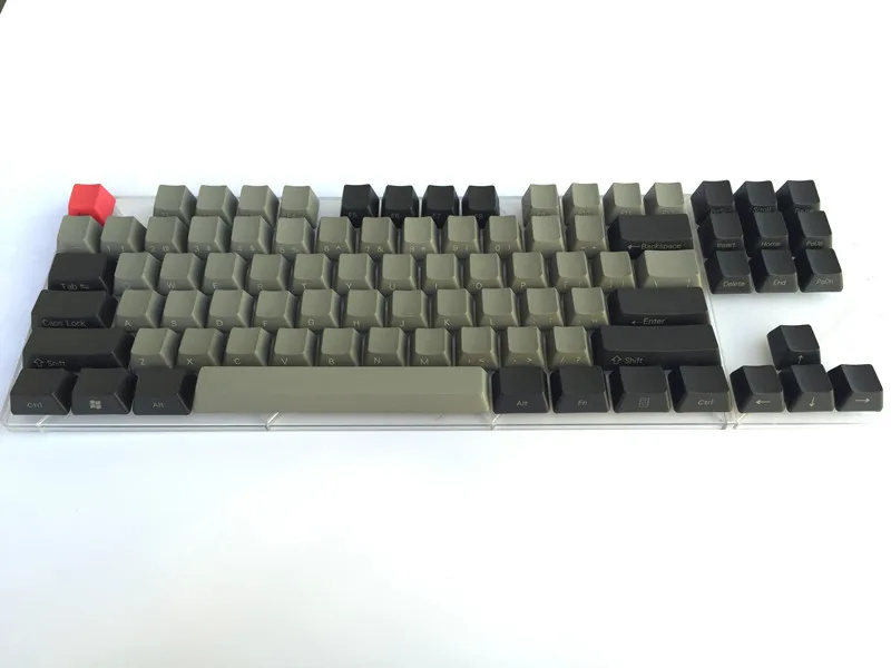 Колпачки для клавиш Cool Jazz черные серые толстые колпачки Dolch PBT 104 87 68 61 OEM