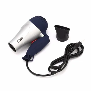 

1500W Mini Size Foldable Hair Blower EU Plug Traveller Household Electric Hair Dryer With Collecting Nozzle Low Noise Hairdryer