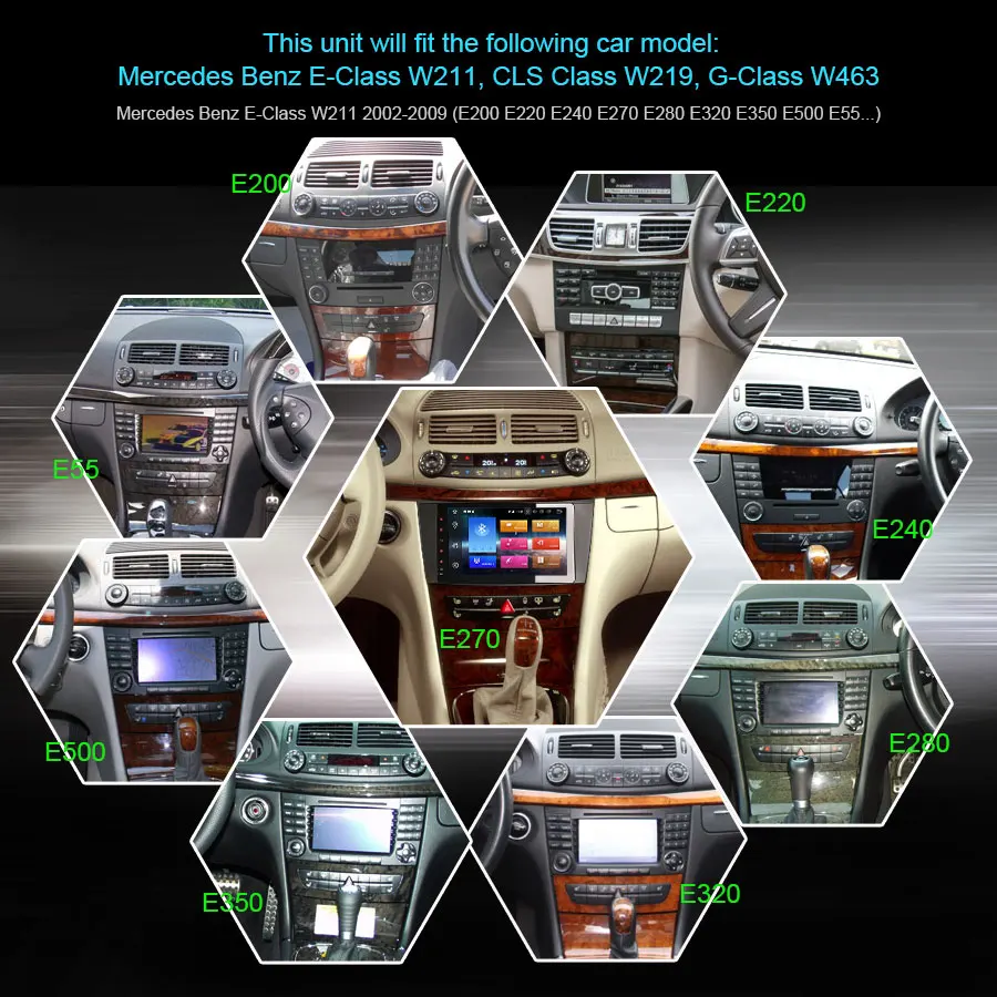 Discount Erisin ES7481E 8" HD Android 8.0 4G RAM Car DVD DAB+ GPS Sat OBD for Mercedes E/CLS/G W211 W219 W463 10 Discount Erisin ES7481E 8" HD Android 8.0 4G RAM Car DVD DAB+ GPS Sat OBD for Mercedes E/CLS/G W211 W219 W463 10