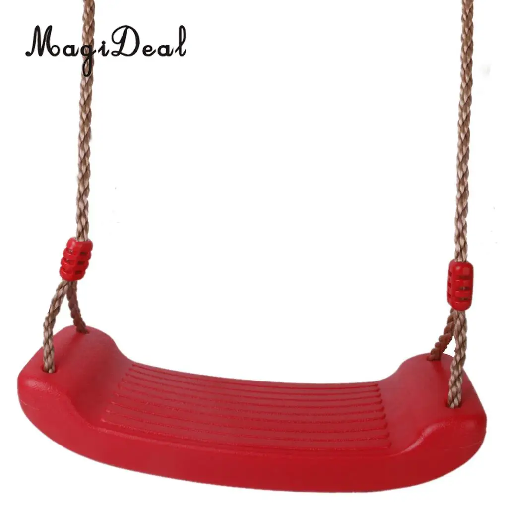 MagiDeal Outdoor Swing Set Seat with Rope for Garden Playground Park Picnic Accessory Adult Kids Children Outdoor Toy