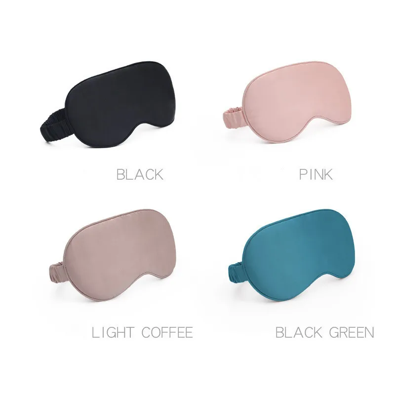 

1PC 100% Pure Double-Side Silk Shading EyeShade Sleeping Eye Mask Cover Eyepatch Blindfolds Eyeshade Health Sleep Shield Light