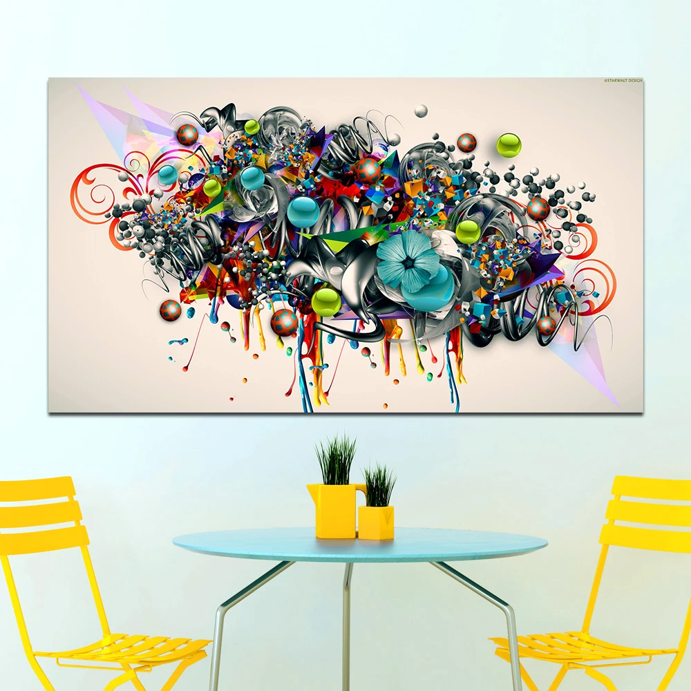 

5D Large DIY Diamond Painting Abstract Graffiti Blossom Flowers Cross Stitch full square/round Diamond Embroidery JS4967