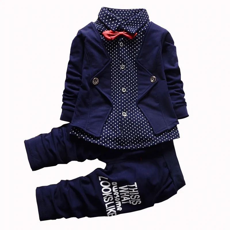 

BibiCola Spring Autumn Baby Boys Clothing Set Children Boys Tracksuit 2 pcs Coat+pants Clothes suit kids Boys Clothing Outfits