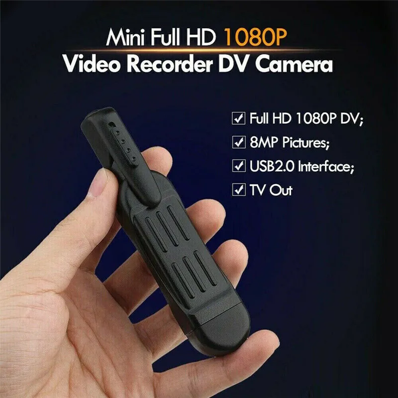 Мини и компактный HD 1080 P DV широкий спектр камера видео аудио рекордер видеокамера DVR