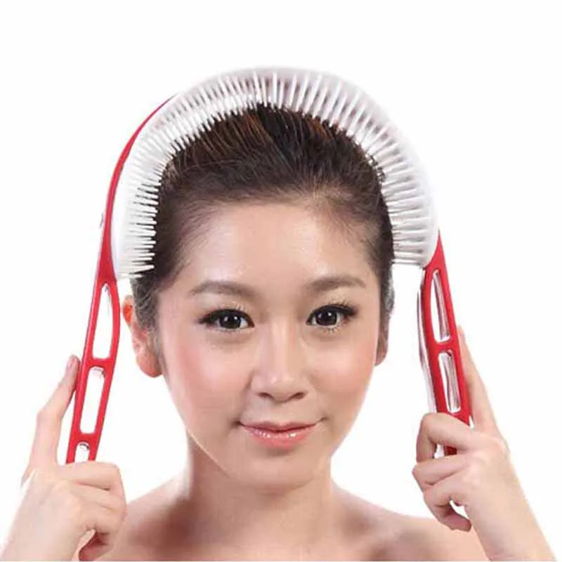 Head massager relaxed handle brain head acupoint stimulation acupuncture therapy massage brush Health care beauty massager Head massager relaxed handle brain head acupoint stimulation acupuncture therapy massage brush Health care beauty massager