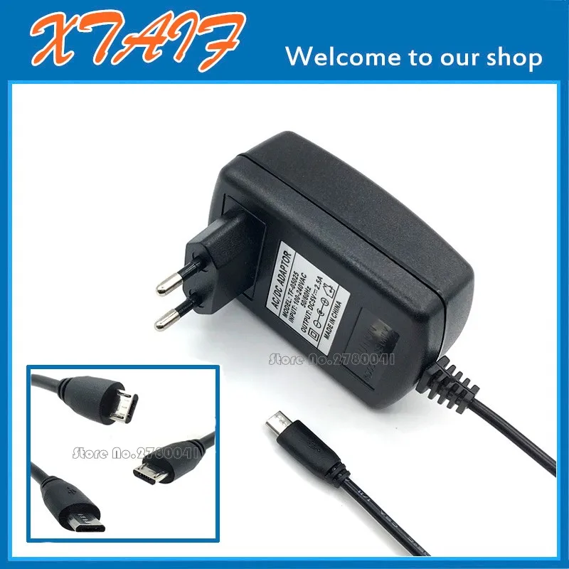Штепсельная Вилка EU US 5В 2.5а Micro USB AC/DC настенный блок питания конвертер адаптер для