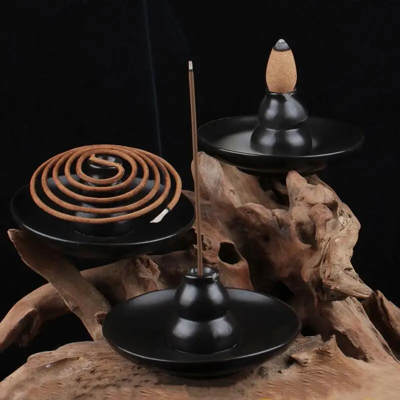 Free Shipping Ceramic Incense Burner Incense Holder Smoke Backflow for