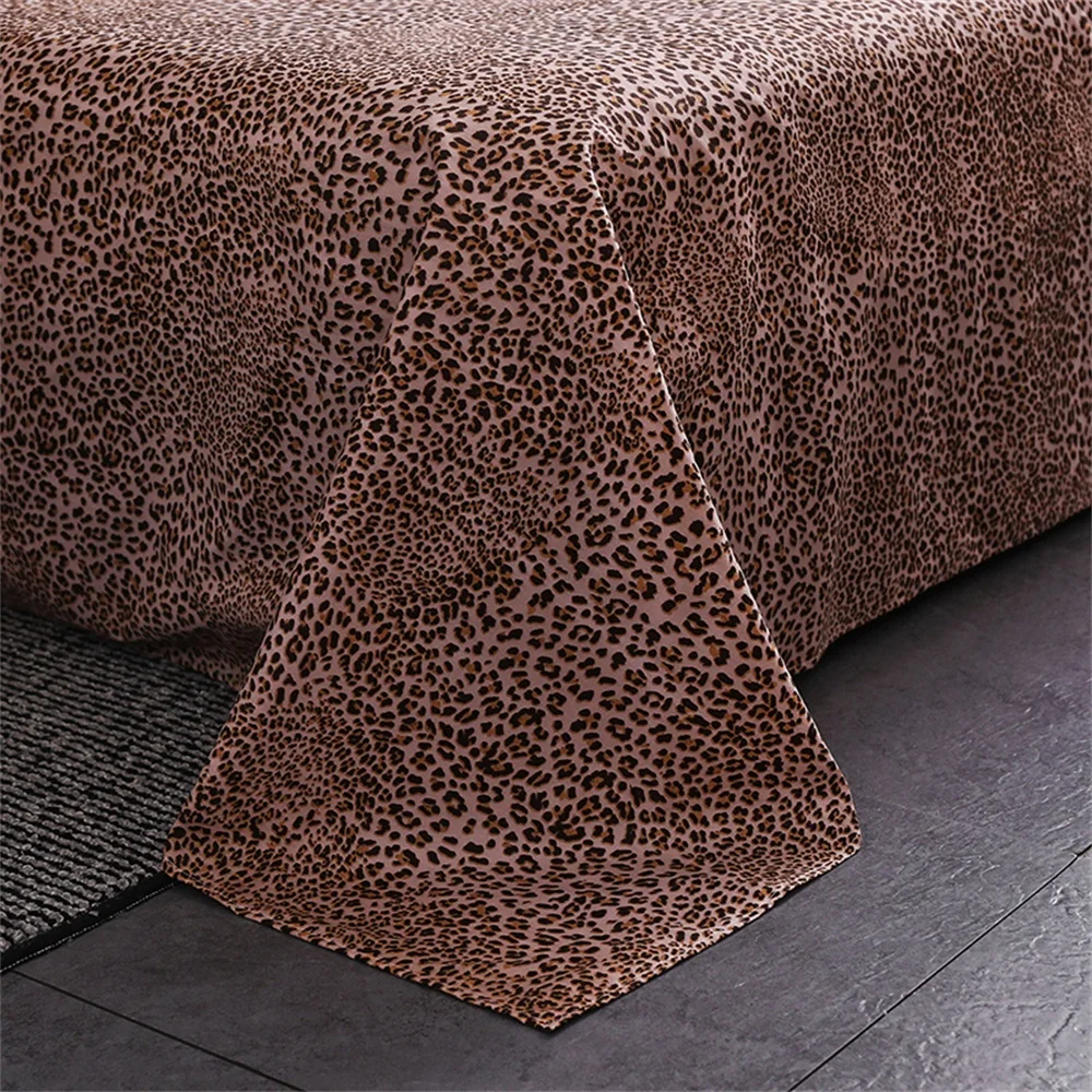 EHOMEBUY 2019 الحديثة أطقم أغطية أسرة ناعمة ليوبارد و ليوبارد طباعة ثلاثة أو أربعة مجموعات المنزل فندق غرفة نوم الفراش مجموعات جديد وصول