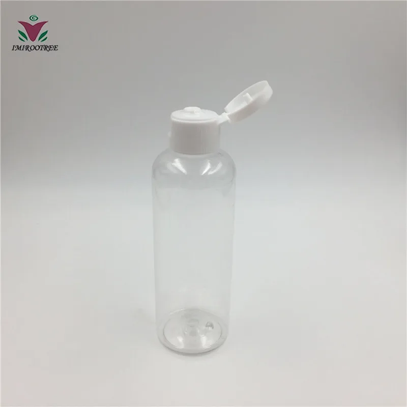 clear flip top water bottle