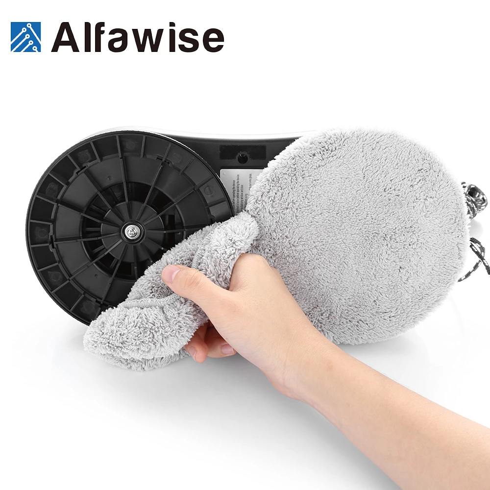 12pcs Alfawise Window Cleaner Cleaning Pad Mopping Cloth for Robot