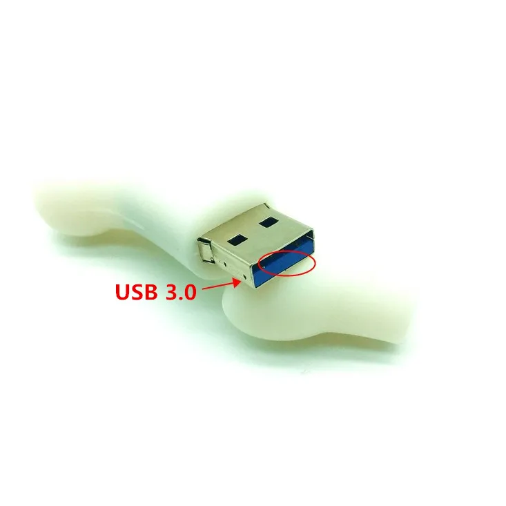 Высокая Скорость USB 3.0 кость Pendrive Bone модель usb флэш-накопитель 4 ГБ 8 ГБ 16 ГБ 32 ГБ USB рукоять Внешние запоминающие Устройства накопитель 64 г Micro