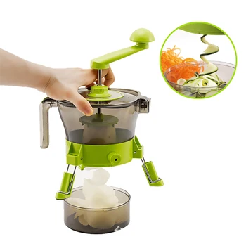 

Manual Kitchen Food Processors Food Cutter Vegetable Grater Three Different Function Food Grade ABS Material Kitchen Appliances