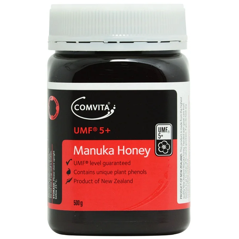 Новозеландский comvita мед manuka UMF5+ 500g для желудочно-кишечного иммунной здоровья дыхательных путей Системы кашля успокоить кашля в горле