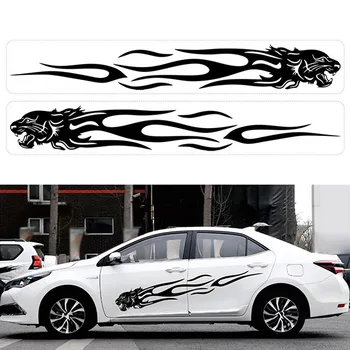

New Sticker Decal Vinyl Rocker Panel Stripes No Fading No Degumming Car Sticker