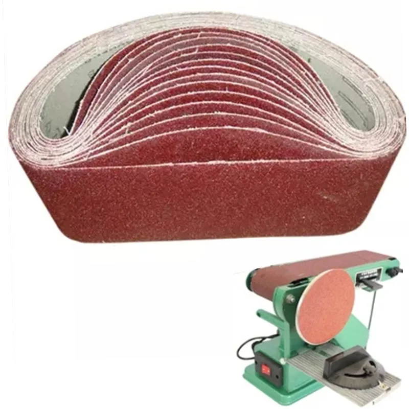 3 Pieces Aluminum Oxide Abrasive Sanding Belt Grit 40 600 100*915mm Grinding Polishing
