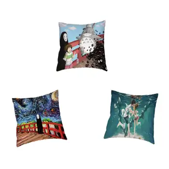 

45X45Cm Cartoon Anime Pattern Animal Character Throwing Pillowcase Chinchillas Child Room Decoration Lumbar Pillow Cushion Cover