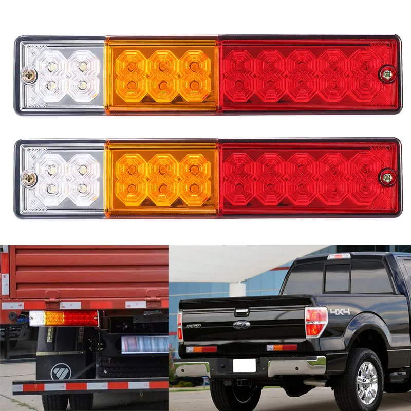 Красно янтарно белый 12В 24В LED ATV UTE автобусы vans трейлер грузовик светодиодный