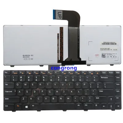 Клавиатура для ноутбука Dell VOSTRO 3350 3450 3460 3550 3555 3560 V131 Xps 15 L502x английская клавиатура с подсветкой