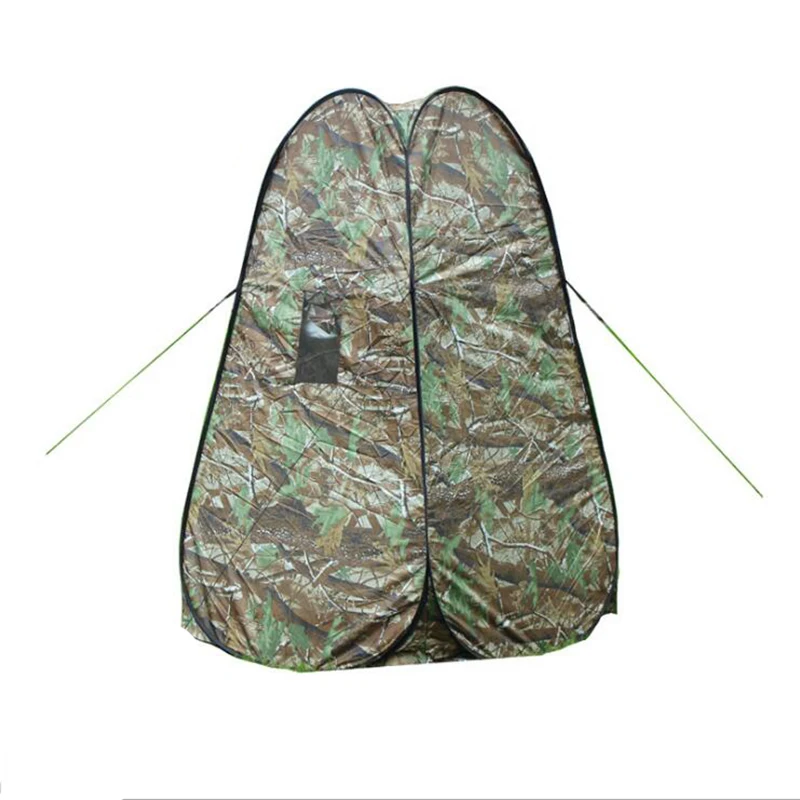 

Automatic Quick Open Outdoor Camping Toilet Tents Portable Camouflage Color Outdoor Dressing Tent for 1 Person Privacy Tent