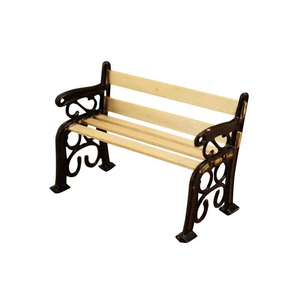 

Mini Wooden Outdoor Chair for 1:12 Doll House Garden Furniture Accessories